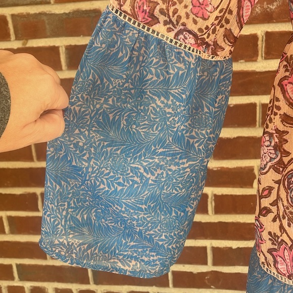 SOFT SURROUNDINGS Pergola Top and Tank Floral Embroidery Sz XS - Picture 8 of 9